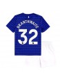 Billige Everton Jarrad Branthwaite #32 Hjemmedraktsett Barn 2025-26 Kortermet (+ Korte bukser)